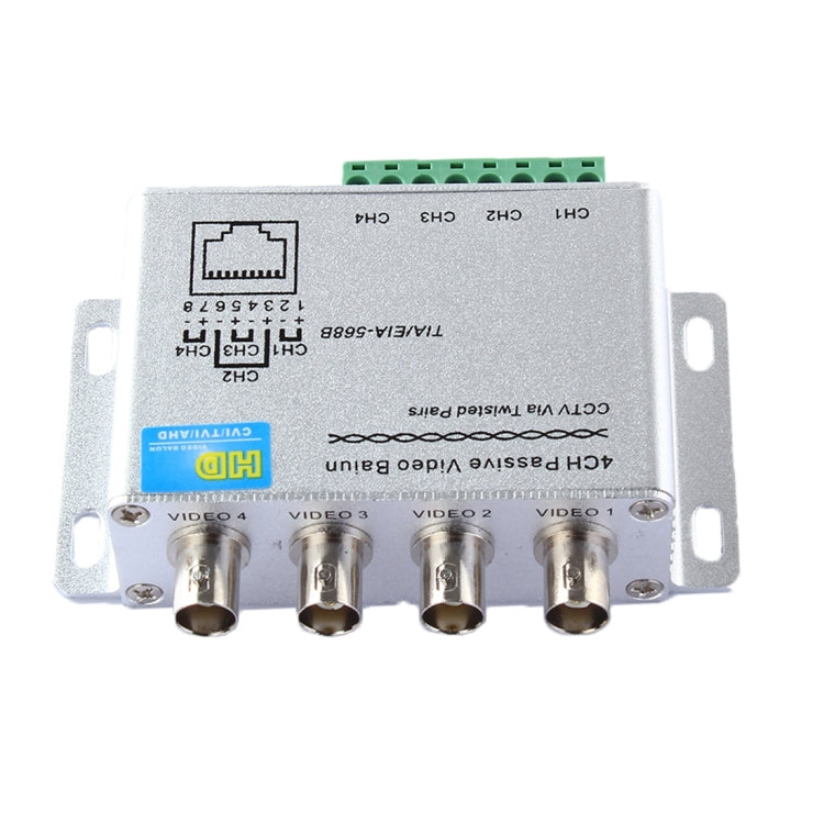 HD204A HD-CVI/TVI/AHD CCTV 4CH Passive Video Balun, HD204A HD204A HD-CVI/TVI/AHD CCTV 4CH Passive Video Balun, HD204A
